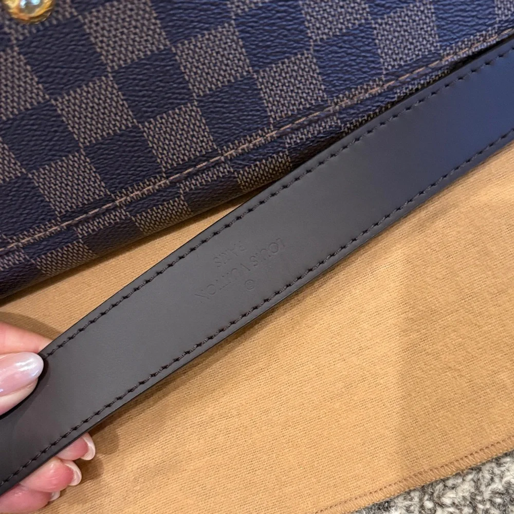 Louis Vuitton Damier two tone cross body bag